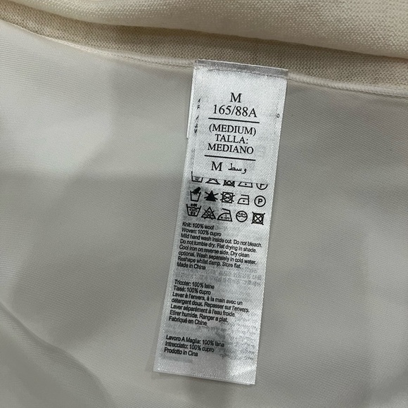 [M]All Saints Cream Jamie Cardigan Wool Blend NWOT - Picture 8 of 8